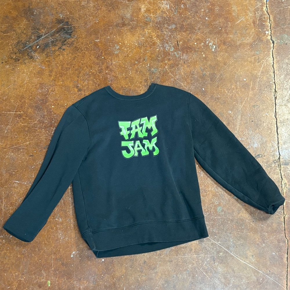 Fam Jam Black Crewneck Sweater